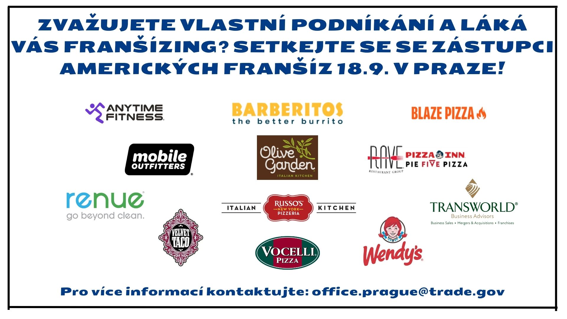 Americké franšízy hledají české partnery